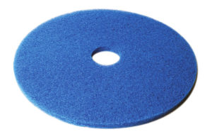 CHECKERS 17" BLUE FLOOR PAD (5/case) - F5204